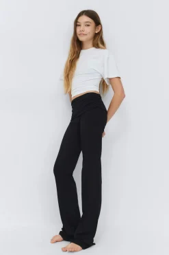 Gina Tricot Y low waist flare trousers Svart Sale
