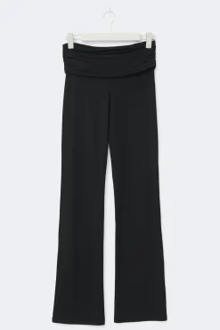 Gina Tricot Y low waist flare trousers Svart Sale