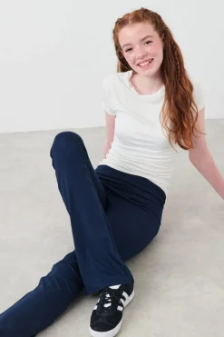 Gina Tricot Y low waist yoga leggings Blå Hot