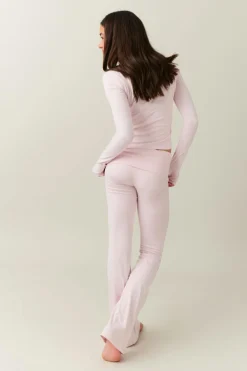 Gina Tricot Y low waist yoga leggings Rosa