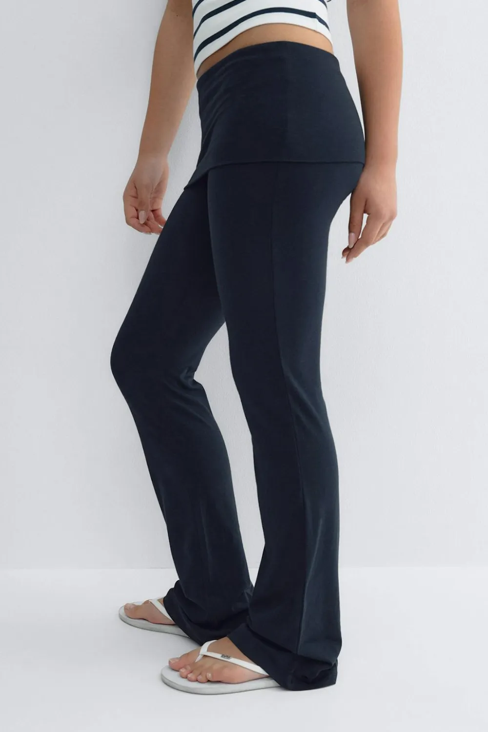 Gina Tricot Y low waist yoga leggings Blå