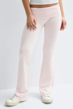Gina Tricot Y low waist yoga leggings Rosa Discount
