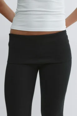 Gina Tricot Y low waist yoga leggings Svart Discount