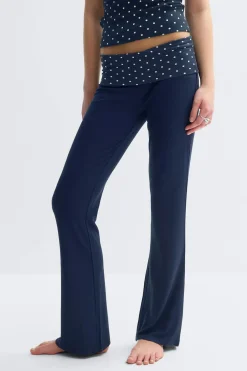 Gina Tricot Y low waist yoga leggings Blå Clearance