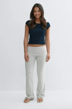 Gina Tricot Y low waist yoga leggings Grå