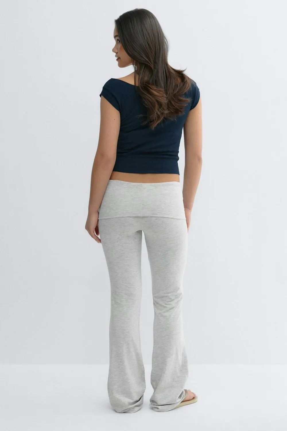 Gina Tricot Y low waist yoga leggings Grå