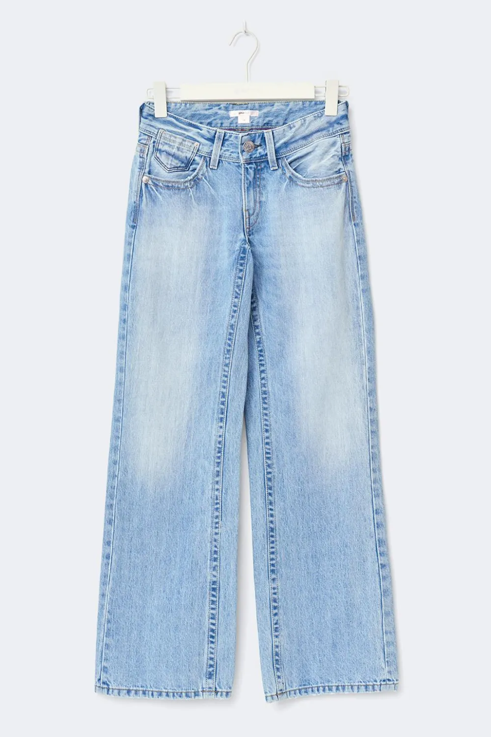 Gina Tricot Y miss lowlow jeans Blå Outlet