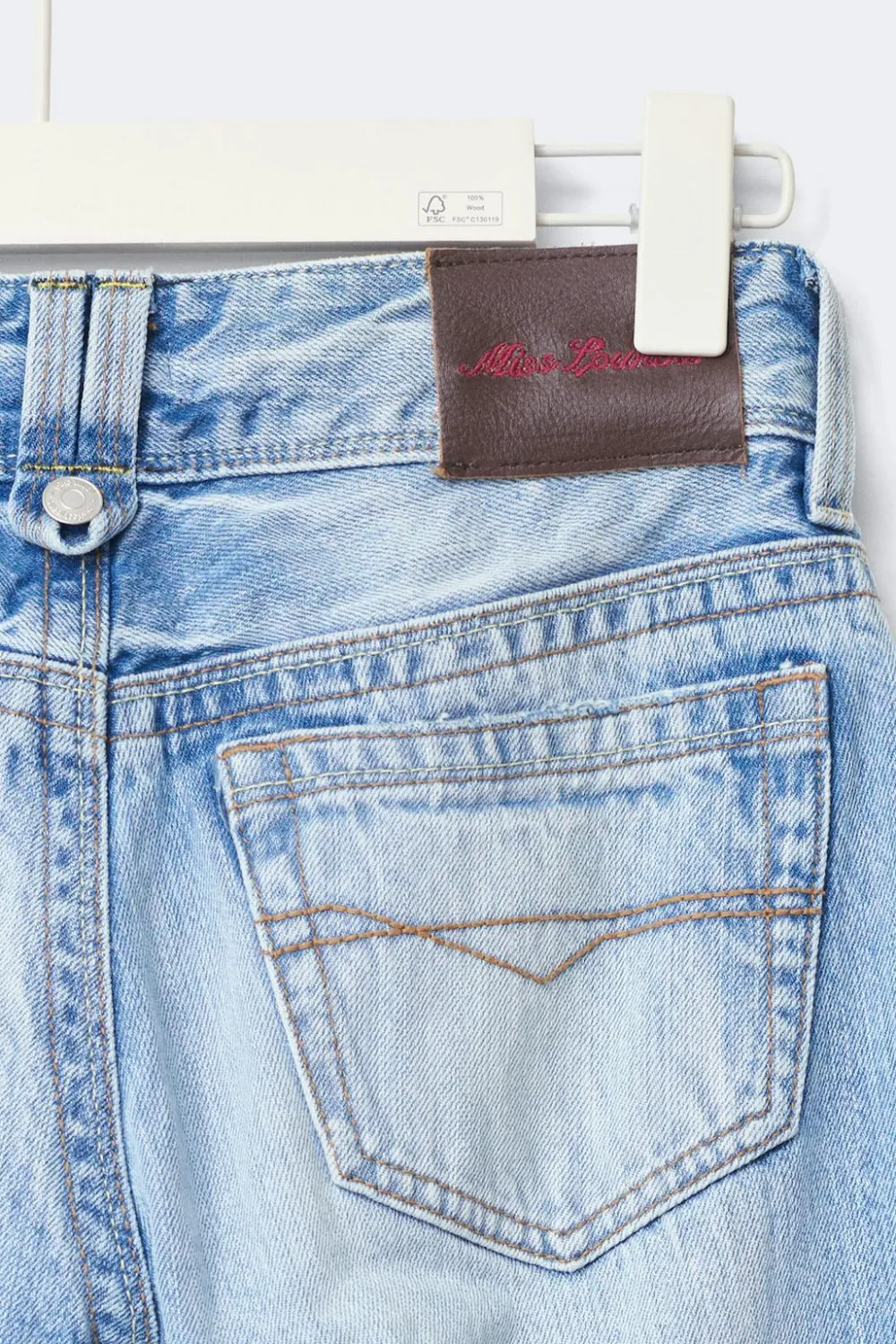 Gina Tricot Y miss lowlow jeans Blå Outlet