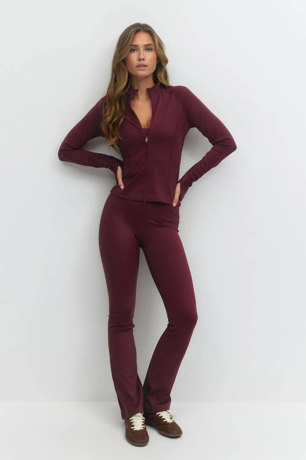 Gina Tricot Yoga jacket Rød Discount