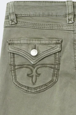 Gina Tricot Y one knee destroy jeans Grønn