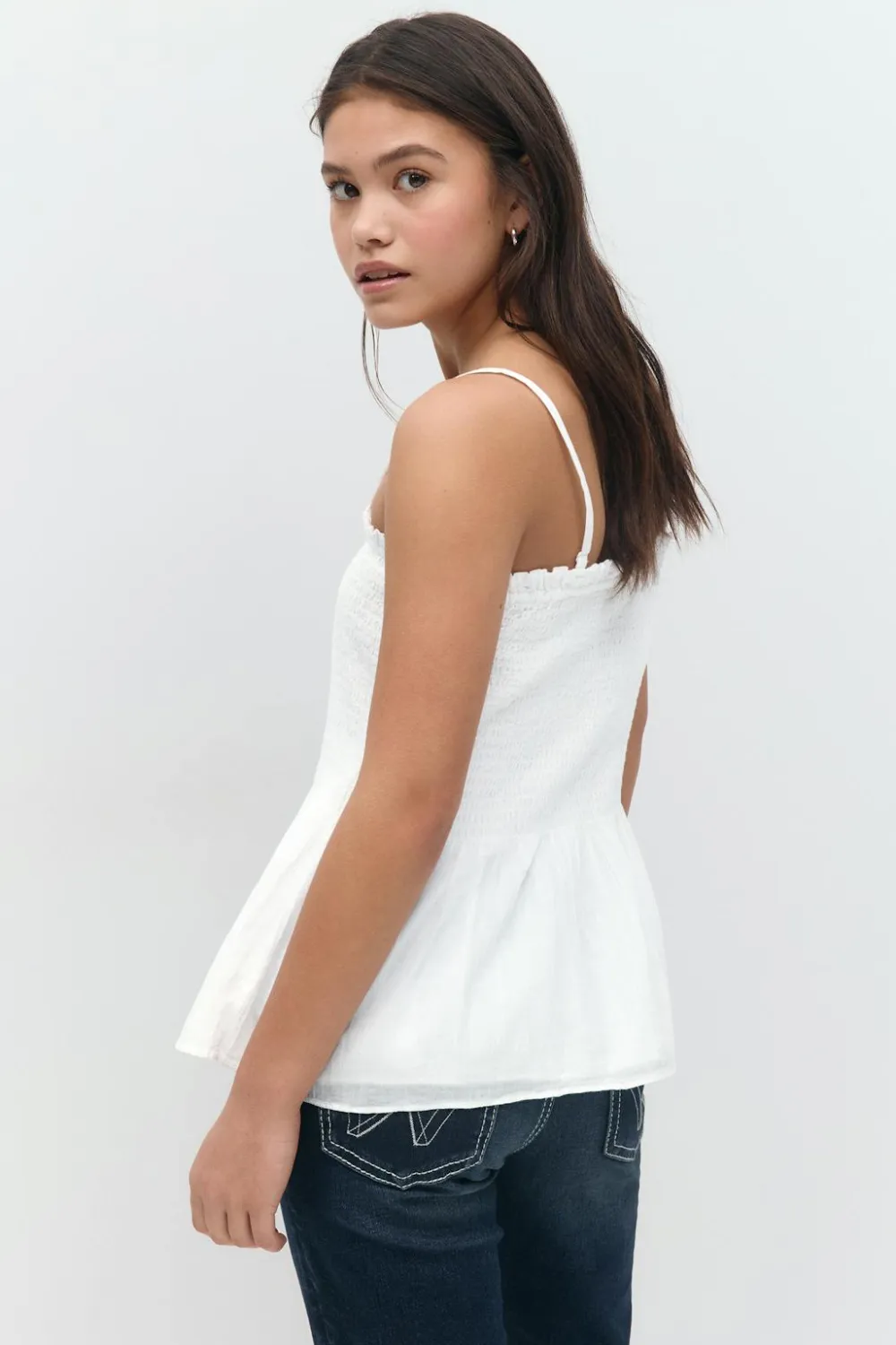 Gina Tricot Y one layer multi top Hvit Discount