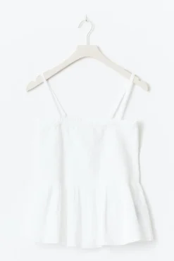 Gina Tricot Y one layer multi top Hvit Discount