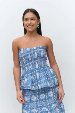 Gina Tricot Y one layer multi top Blå