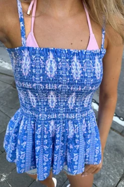 Gina Tricot Y one layer multi top Blå