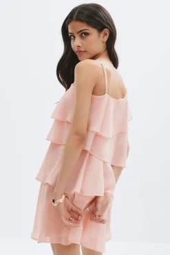 Gina Tricot Y one shoulder dress Rosa Outlet