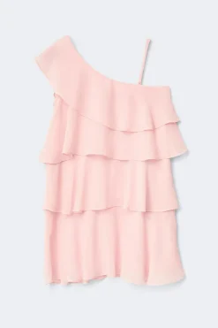 Gina Tricot Y one shoulder dress Rosa Outlet