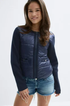 Gina Tricot Y padded rib jacket Blå Online