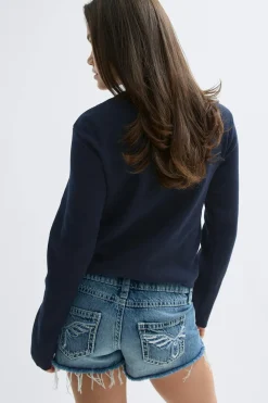 Gina Tricot Y padded rib jacket Blå Online