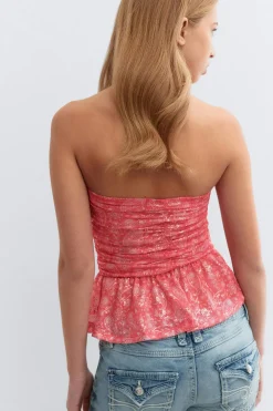Gina Tricot Y paisley top Rosa Sale