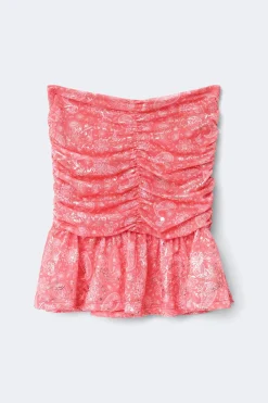 Gina Tricot Y paisley top Rosa Sale