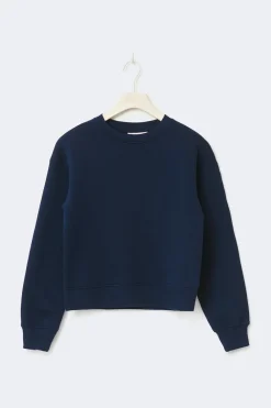 Gina Tricot Y printed sweater Blå Sale