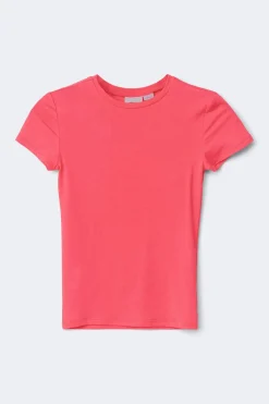 Gina Tricot Y printed tee Oransje Hot