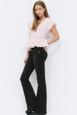 Gina Tricot Y runway jeans Svart Discount