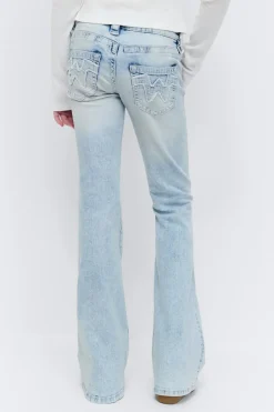 Gina Tricot Y runway jeans Blå