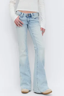 Gina Tricot Y runway jeans Blå