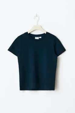 Gina Tricot Y scandi basic tee Blå Outlet