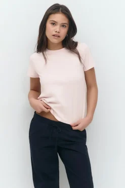 Gina Tricot Y scandi basic tee Rosa Best