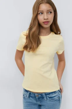 Gina Tricot Y scandi basic tee Gul Discount