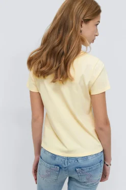 Gina Tricot Y scandi basic tee Gul Discount
