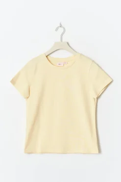 Gina Tricot Y scandi basic tee Gul Discount