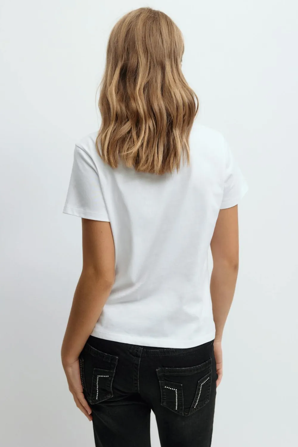 Gina Tricot Y scandi basic tee Hvit Hot