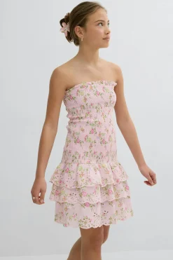 Gina Tricot Y smock dress Hvit Discount