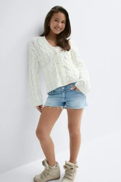 Gina Tricot Y sparkle low denim shorts Blå Best