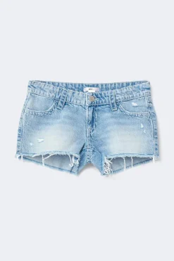 Gina Tricot Y sparkle low denim shorts Blå Best