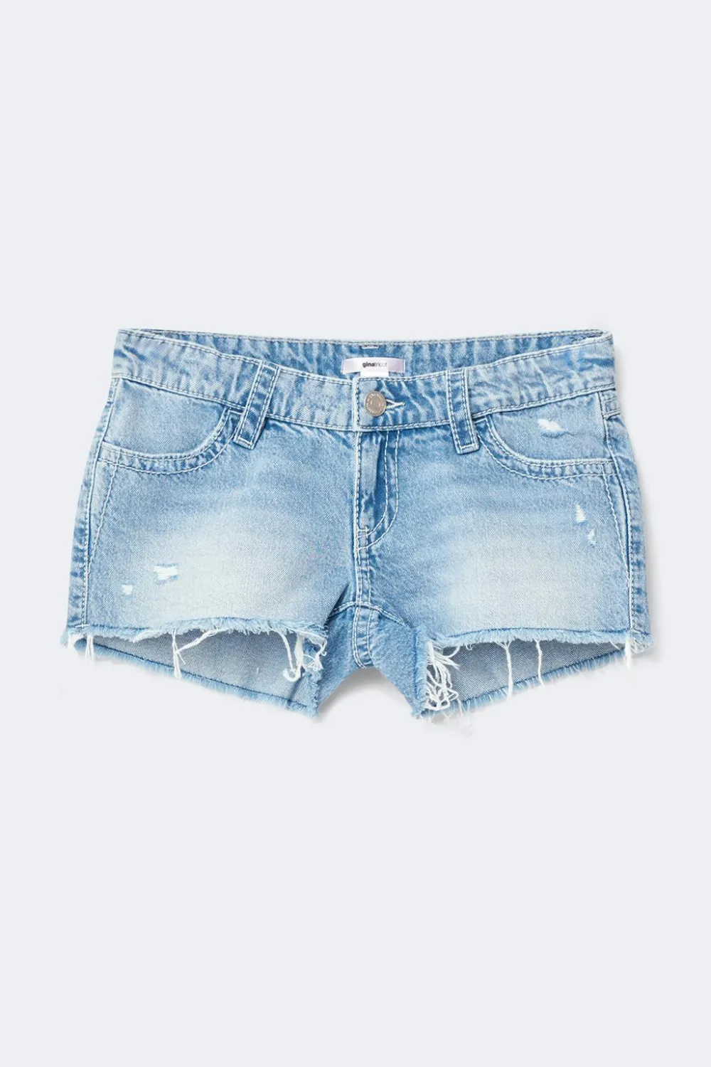 Gina Tricot Y sparkle low denim shorts Blå Best
