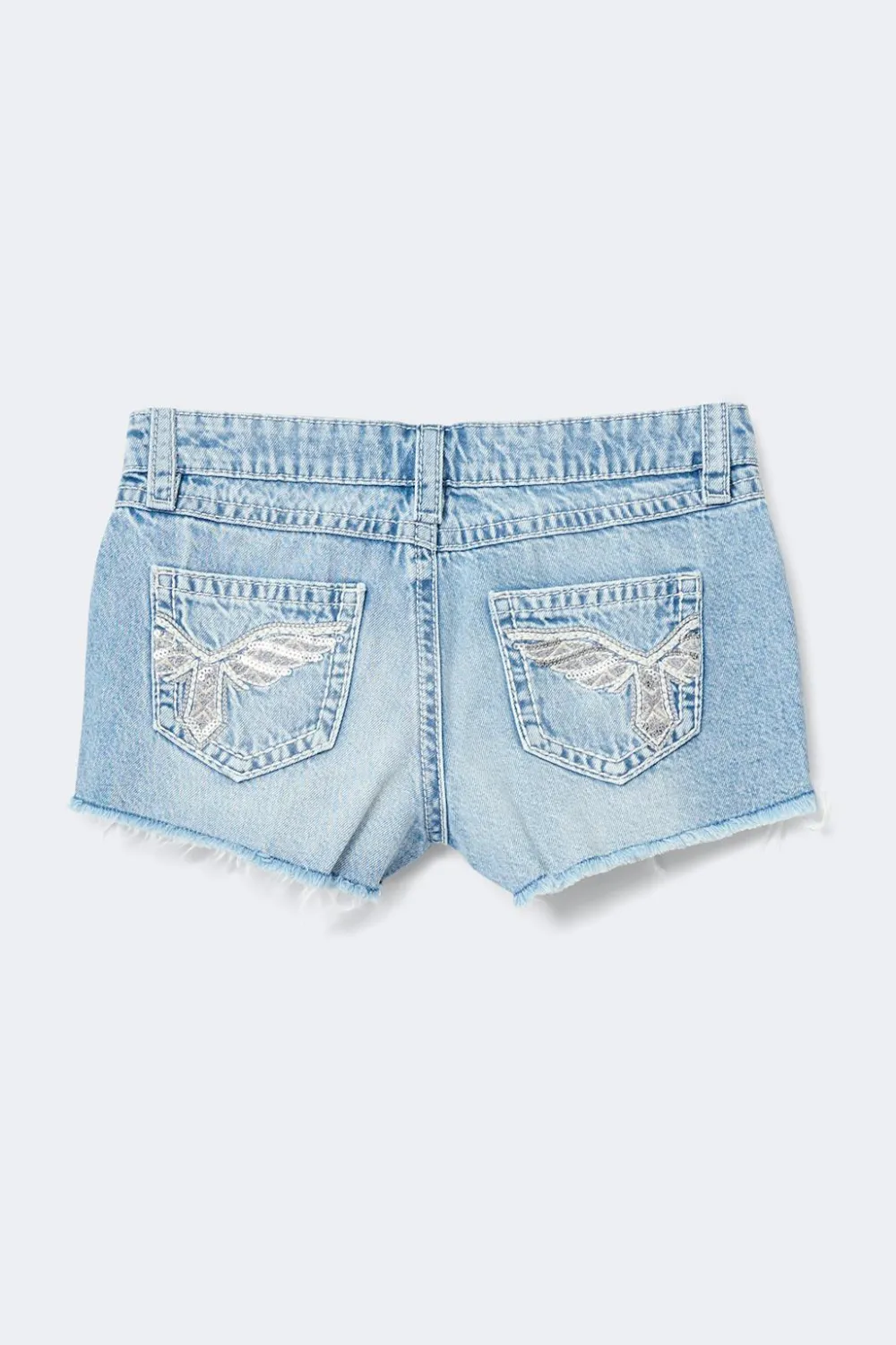 Gina Tricot Y sparkle low denim shorts Blå Best