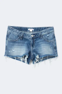 Gina Tricot Y sparkle low denim shorts Blå Discount