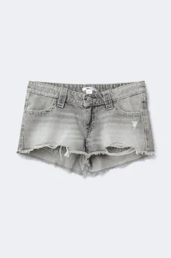 Gina Tricot Y sparkle low denim shorts Clearance