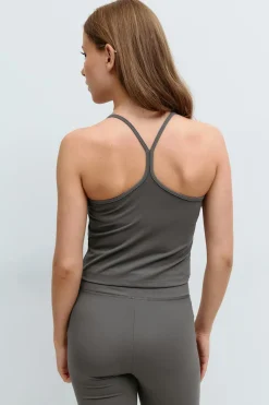 Gina Tricot Y sporty singlet Grå Sale