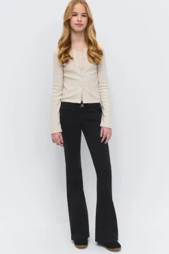 Gina Tricot Y too clean flare jeans Svart Outlet