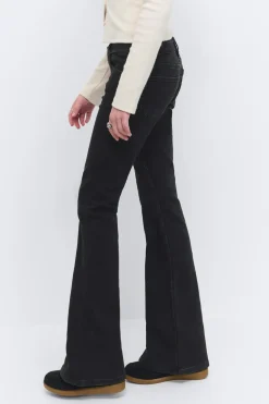 Gina Tricot Y too clean flare jeans Svart Outlet