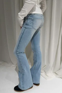 Gina Tricot Y too clean flare jeans Blå New