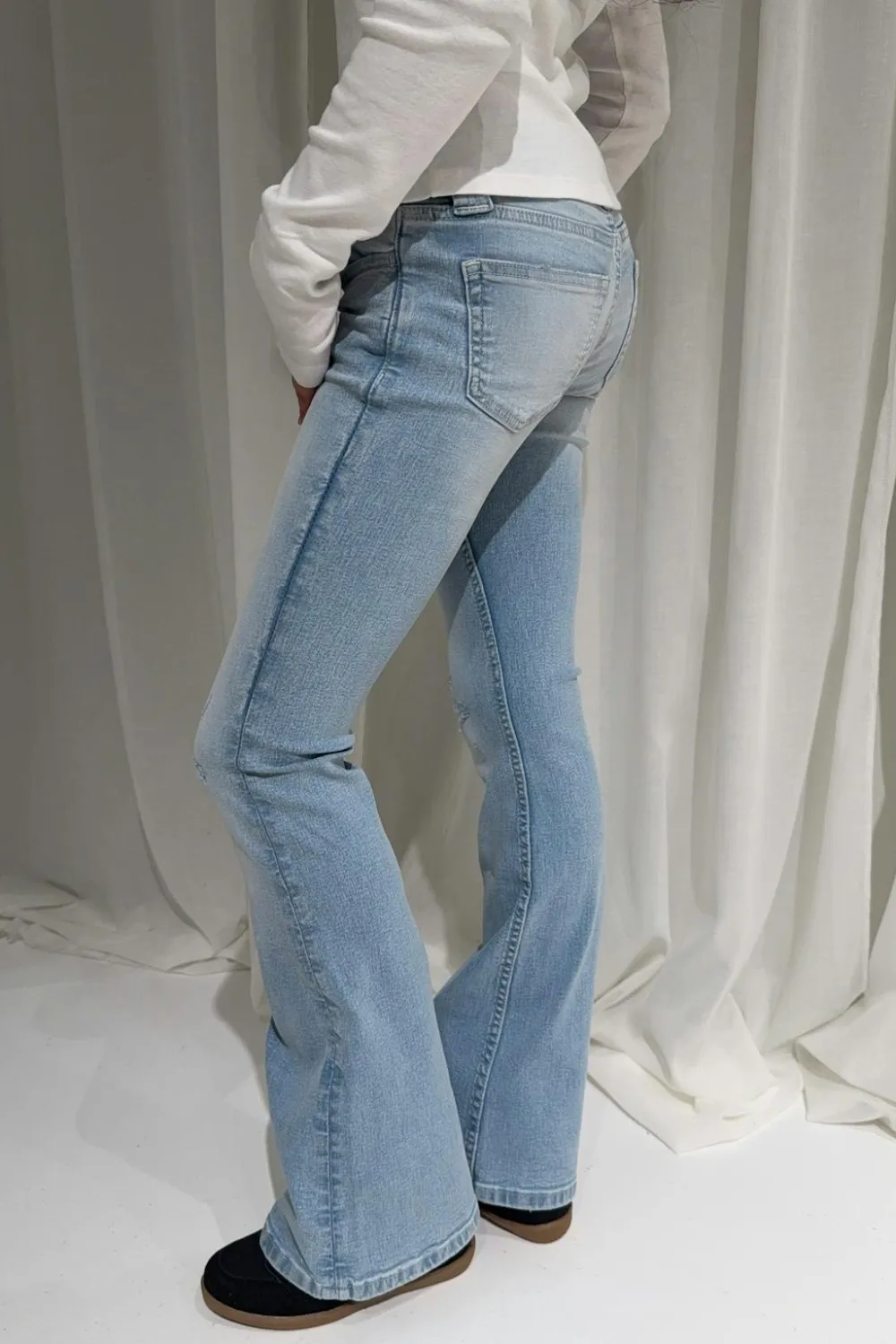 Gina Tricot Y too clean flare jeans Blå New