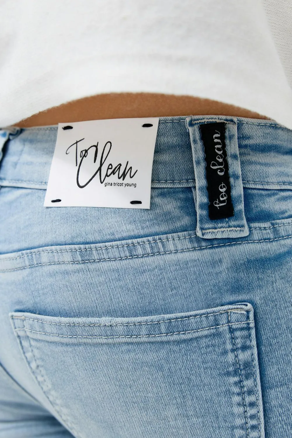 Gina Tricot Y too clean flare jeans Blå New