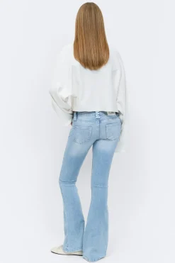 Gina Tricot Y too clean flare jeans Blå New