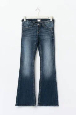 Gina Tricot Y too messy flare jeans Blå Hot